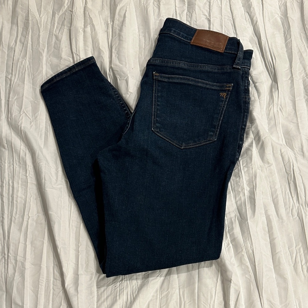 NWOT Madewell 10inch Size 26P High Rise Skinny Dark Wash Jean